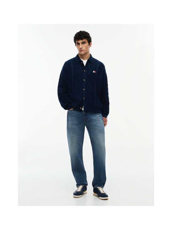 Tommy Jeans - Kardigan Stripe Cable - C1G DARK NIGHT NAVY | Stockmann - photo 4