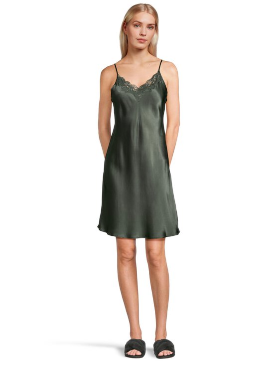Damella - Silkkiyöpaita - 258 DARK OLIVE - photo 2 Damella - Silkkiyöpaita - 258 DARK OLIVE | Stockmann - photo 2