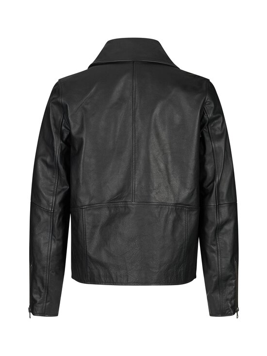 Samsoe Samsoe - Sacobain Biker -nahkatakki - BLACK - photo 2 Samsoe Samsoe - Sacobain Biker -nahkatakki - BLACK | Stockmann - photo 2