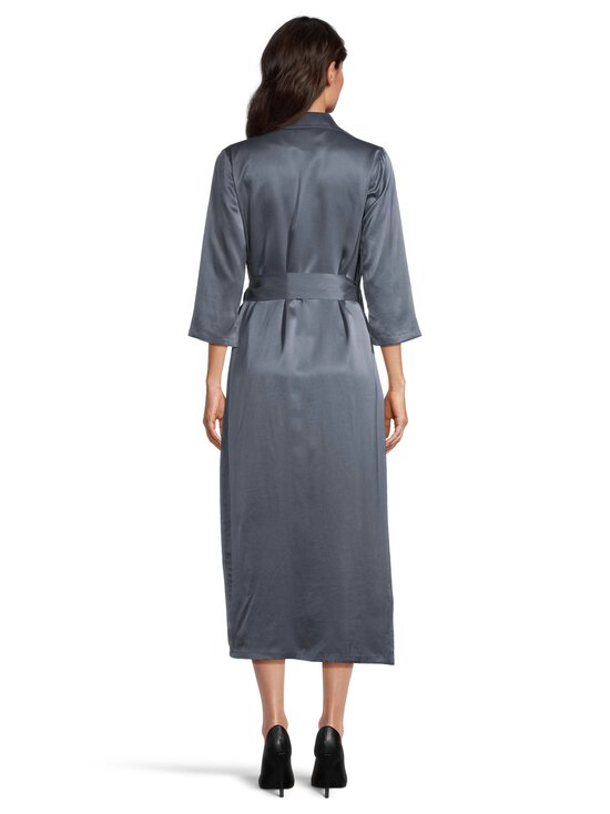 SAND Copenhagen - Posh Wrap Long - silkki-viskoosimekko - 450 LIGHT TEAL | Stockmann - photo 3