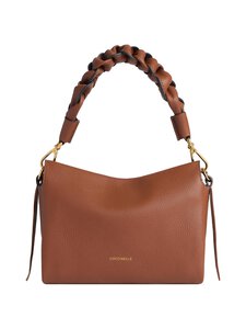 Coccinelle - Nahast käekott Boheme Grana Double Mini - 682 COGNAC/NOIR Coccinelle - Nahast käekott Boheme Grana Double Mini - 682 COGNAC/NOIR | Stockmann