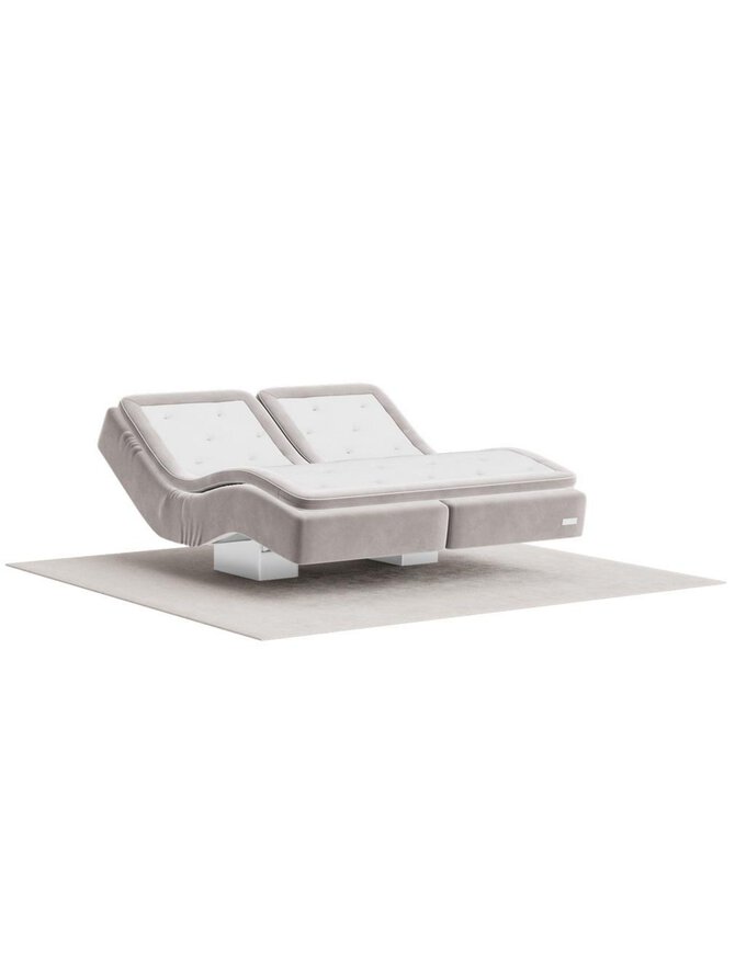 Carpe Diem Beds - Vindö-moottorisänky Glenville-kangas Granite 180 X 210 Cm / Medium - Firm