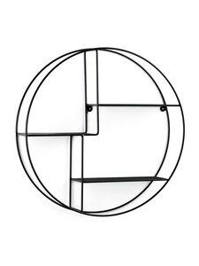 Kave Home - Across-seinähylly - MUSTA | Stockmann