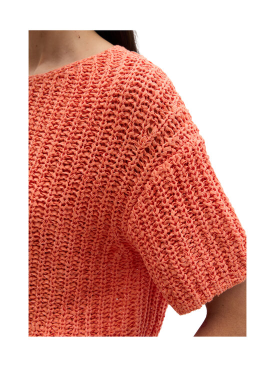 Marc O'Polo - Lyhythihainen neule - 9326 WARM ORANGE | Stockmann - photo 4