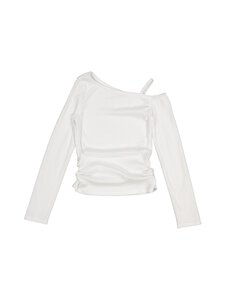 Abercrombie & Fitch - Asymmetrical Ruched -paita - W1T-BRIGHT WHITE | Stockmann