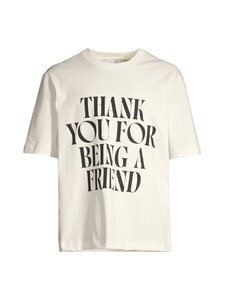 Ami - Boxy Fit t-paita - BLANC CREME | Stockmann