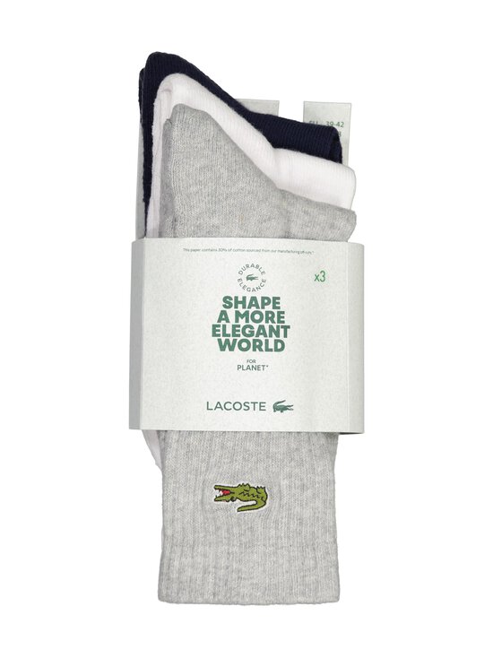 Lacoste - Zeķes 3 pāri - SILVER CHINE/WHITE-NAVY B | Stockmann - photo 3