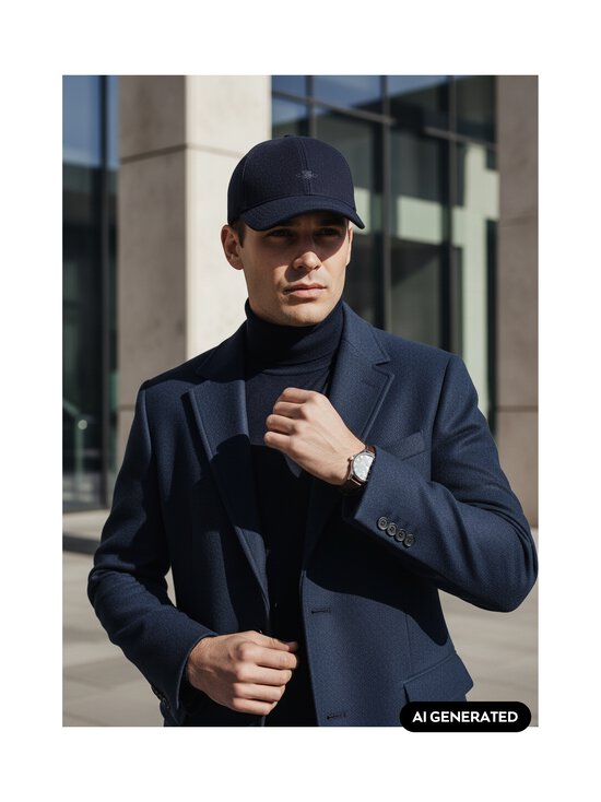 GANT - Tonal Shield Melton -lippalakki - 409 CLASSIC BLUE | Stockmann - photo 2