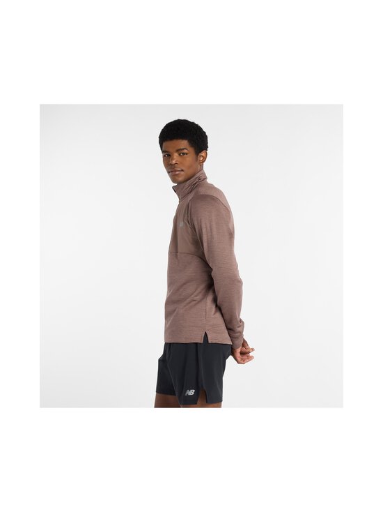 New Balance - Athletics Heat Grid 1/2 Zip treniņu krekls - EAT EARTH SHADOW HEATHER - photo 3 New Balance - Athletics Heat Grid 1/2 Zip treniņu krekls - EAT EARTH SHADOW HEATHER | Stockmann - photo 3