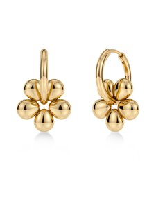 Edblad - Daisy Hoops - kullatut korvakorut - GOLD | Stockmann
