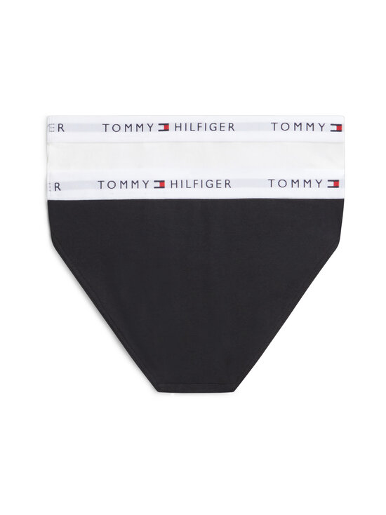 Tommy Hilfiger - Cotton Bikini -alushousut 2-pack - 0U4 WHITE / BLACK | Stockmann - photo 2