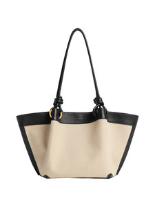 Coccinelle - Käekott Finn Canvas - 846 NATURAL/NOIR | Stockmann