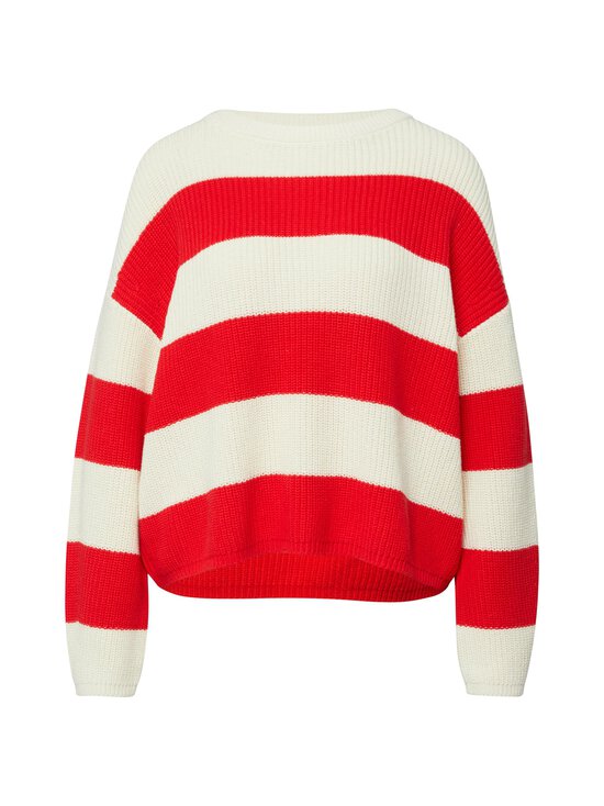 Comma - Raidallinen neule - 32G0 RED SAND | Stockmann - photo 1