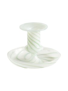 HAY - Flare Stripe Milk S -kynttilänjalka - GREEN | Stockmann