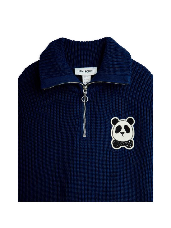 Mini Rodini - Panda Patch Half Zip -neulepaita - 60 NAVY - photo 3 Mini Rodini - Panda Patch Half Zip -neulepaita - 60 NAVY | Stockmann - photo 3