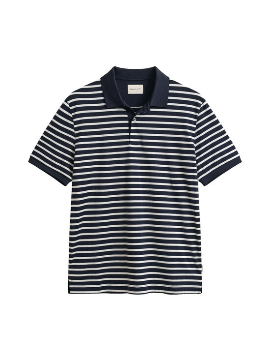 GANT - Pima Striped polo krekls - 433 EVENING BLUE | Stockmann - photo 1