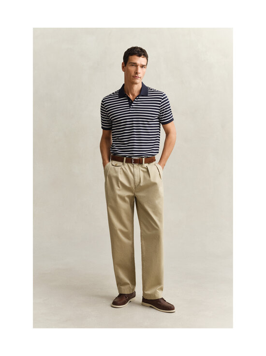 GANT - Pima Striped polo krekls - 433 EVENING BLUE | Stockmann - photo 5