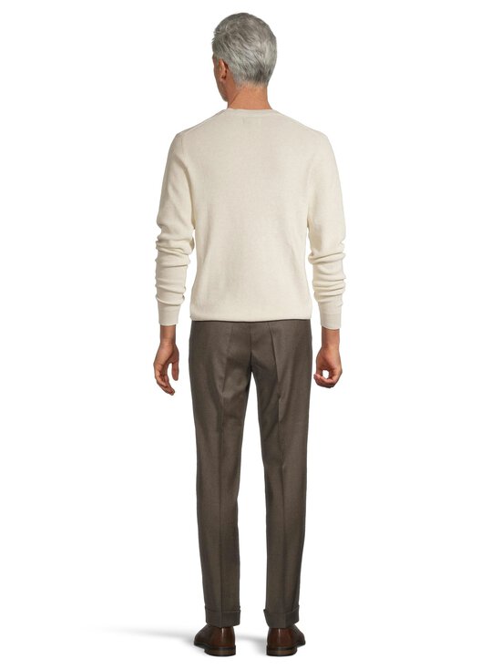 Oscar Jacobson - Dandy Turn Up -housut - 427 BEIGE MELANGE | Stockmann - photo 4