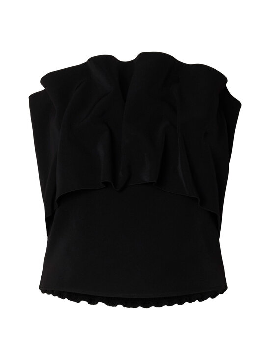 Selected - SlfVinelle Pleated Bandeau tops - BLACK | Stockmann - photo 1
