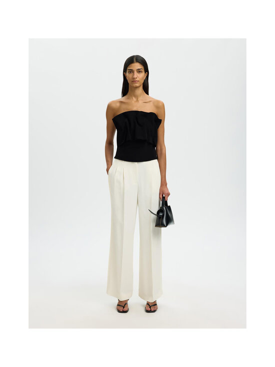 Selected - SlfVinelle Pleated Bandeau tops - BLACK | Stockmann - photo 4