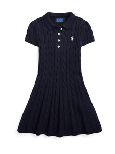 Polo Ralph Lauren - Kootud kleit Classic - 001 RL NAVY W/ PRCH CREAM | Stockmann