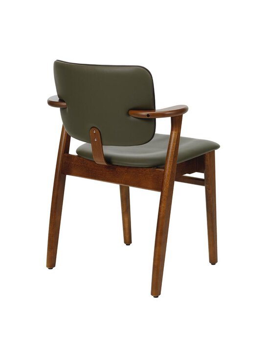 Artek - Domus-tuoli istuin- ja selkänojaverhoiltu Spectrum-nahka moss / petsattu pähkinä - GREEN | Stockmann - photo 2