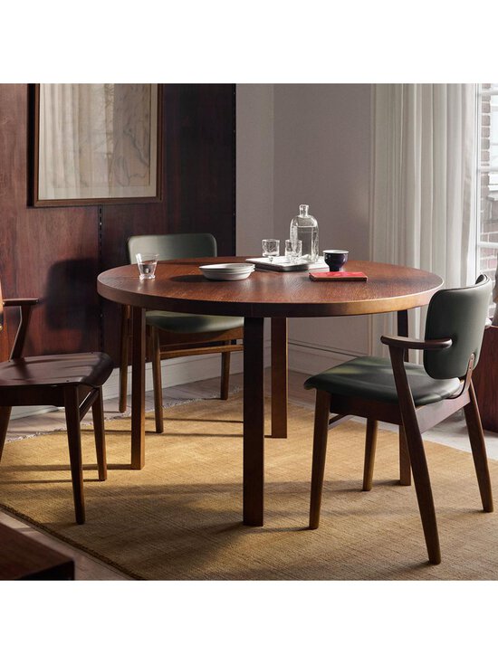 Artek - Domus-tuoli istuin- ja selkänojaverhoiltu Spectrum-nahka moss / petsattu pähkinä - GREEN | Stockmann - photo 5