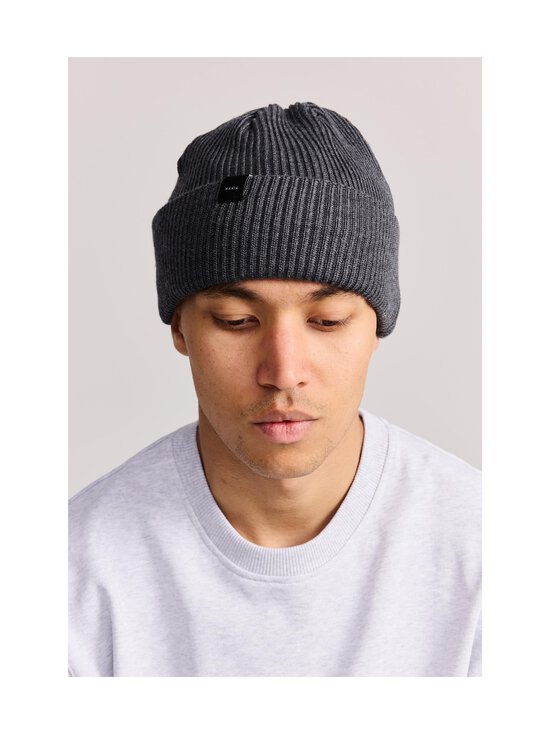 Makia - Merino Cap -merinovillapipo - 966 DARK GREY - photo 3 Makia - Merino Cap -merinovillapipo - 966 DARK GREY | Stockmann - photo 3