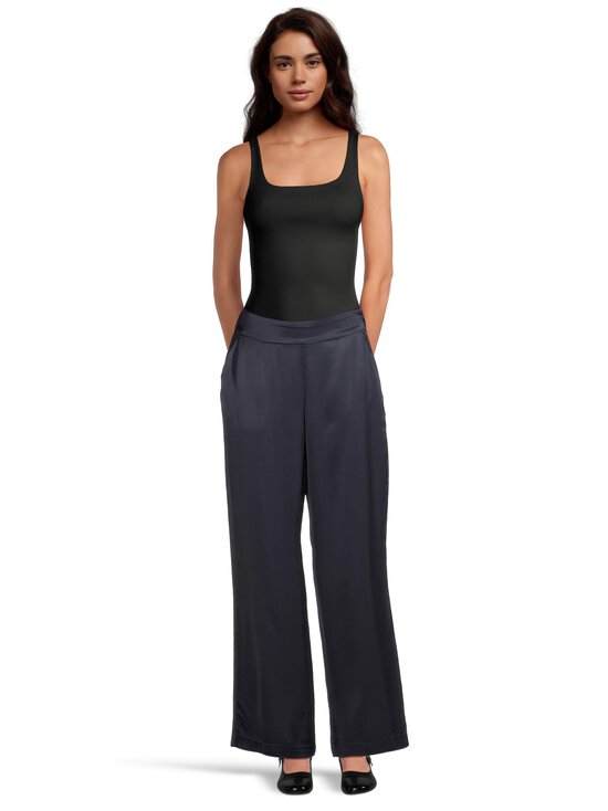 ESSENTIALS by Stockmann - Astrid-satiinihousut - DK.NAVY | Stockmann - photo 3