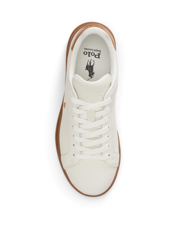Polo Ralph Lauren - Heritage Court II Low Top Lace -sneakerit - WHITE/TAN | Stockmann - photo 2