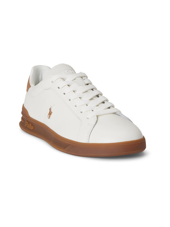 Polo Ralph Lauren - Heritage Court II Low Top Lace -sneakerit - WHITE/TAN | Stockmann - photo 3