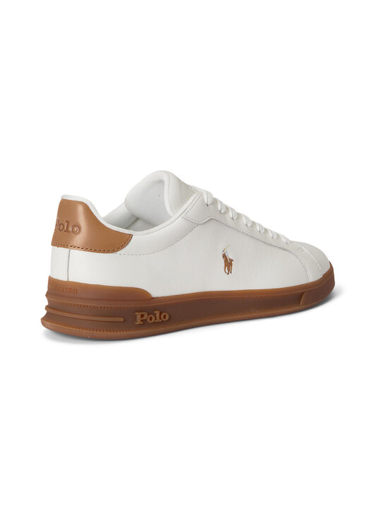 Polo Ralph Lauren - Heritage Court II Low Top Lace -sneakerit - WHITE/TAN | Stockmann - photo 4