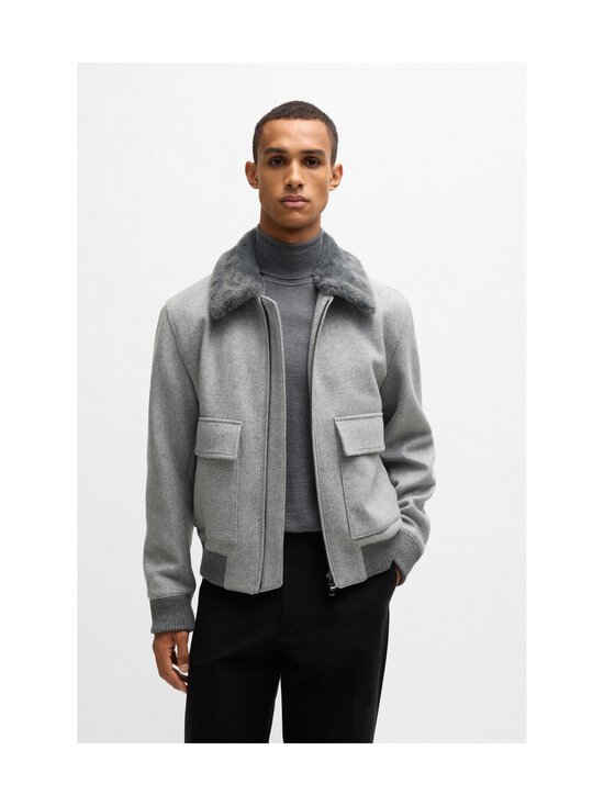 BOSS - Charly-villasekoitetakki - 030 MEDIUM GREY - photo 2 BOSS - Charly-villasekoitetakki - 030 MEDIUM GREY | Stockmann - photo 2