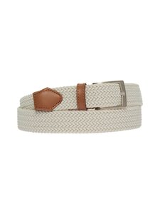 A+more - Farkku-vyö 3 cm - OFF WHITE/TAN/SHINY NICKEL | Stockmann