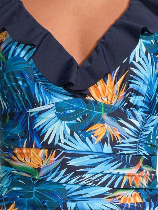 Damella - Palm Leaves Virginia peldkostīms - 020 NAVY - photo 4 Damella - Palm Leaves Virginia peldkostīms - 020 NAVY | Stockmann - photo 4