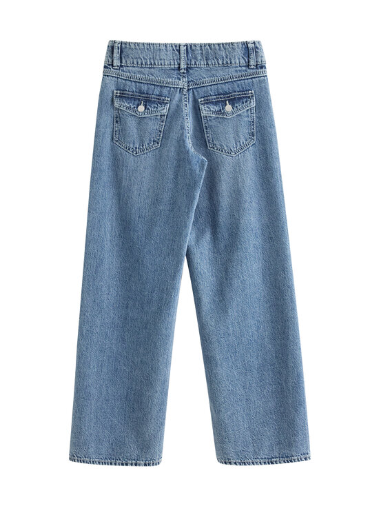 Lindex - Teksapüksid Wide Regular Waist - 790 BLUE | Stockmann - photo 2