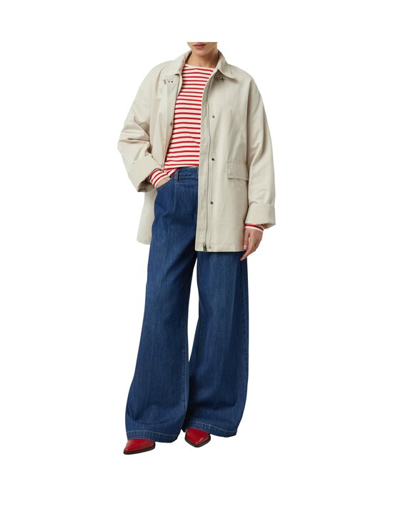 Comma - Trikoosärk Strib - 32D4 RED OFF WHITE | Stockmann - photo 4