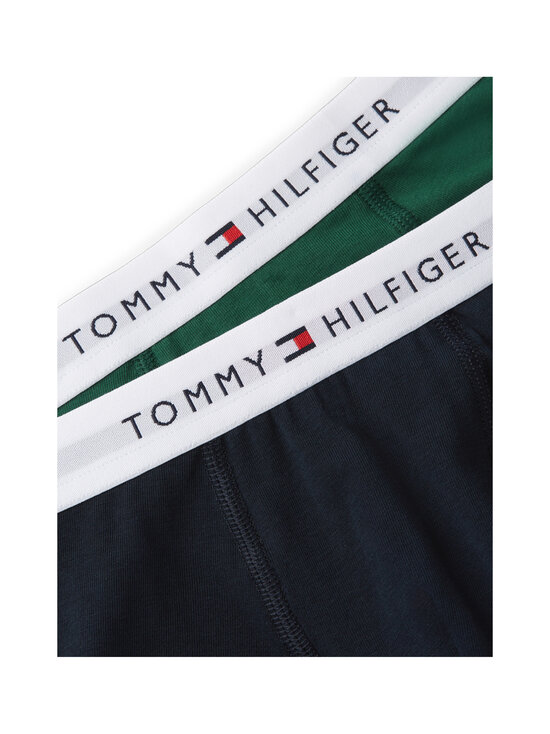 Tommy Hilfiger - Trunk Cotton -bokserit 2-pack - 0Y4 NAVY BLUE / ORNAMENTAL GREEN | Stockmann - photo 3
