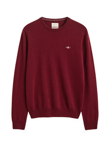 GANT - Superfine Lambswool C-neck -neule - 604 PLUMPED RED | Stockmann