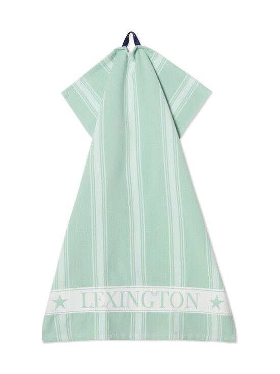 Lexington - Organic Cotton Terry -keittiöpyyhe 50 x 70 cm - GREEN/WHITE | Stockmann - photo 2