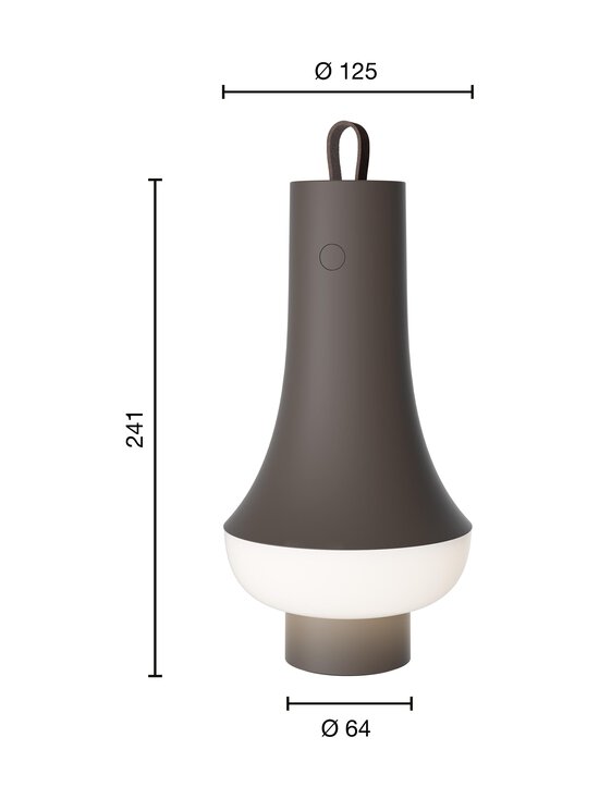 Louis Poulsen - Tomoshi Portable -kannettava valaisin - DARK BROWN | Stockmann - photo 3