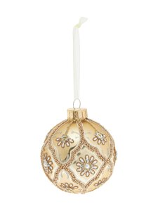 Villa Stockmann - Decorated-lasipallo 8 cm - GOLD Villa Stockmann - Decorated-lasipallo 8 cm - GOLD | Stockmann