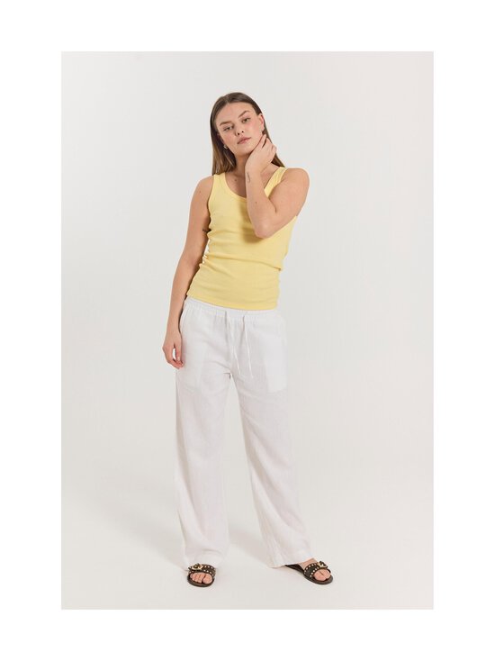 Freequent - Linasegust püksid Lava - WHITE | Stockmann - photo 4