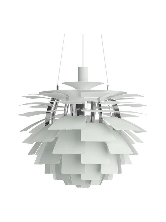 Louis Poulsen - PH Artichoke -riippuvalaisin 60 x 58 cm - DUSTY GREEN/HIGH LUSTRE CHROME PLATED | Stockmann - photo 2