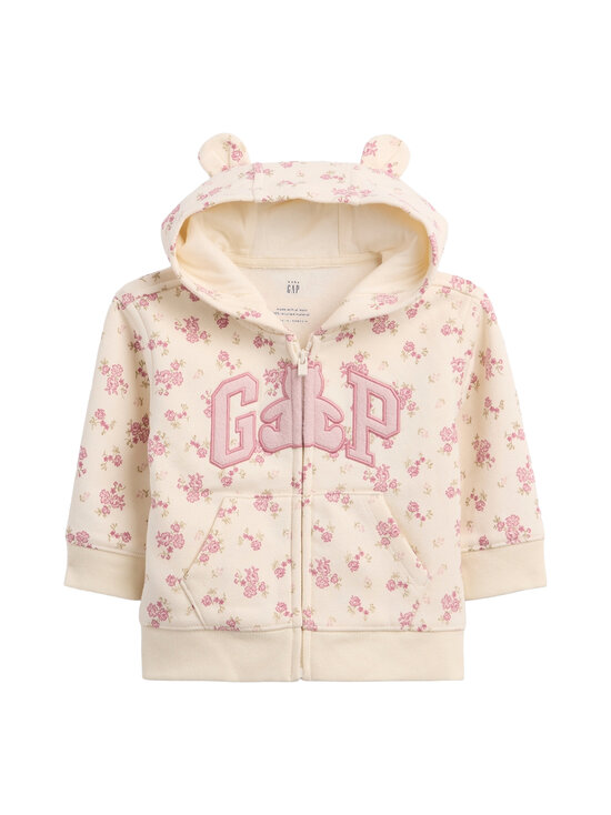 GAP - Kapuutsiga pusa French Fleece Logo Full Zip - PINK FLORAL | Stockmann - photo 1