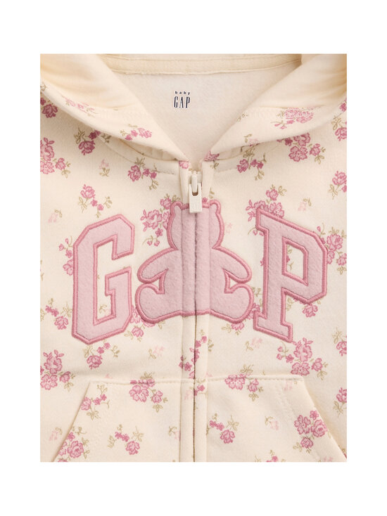 GAP - Kapuutsiga pusa French Fleece Logo Full Zip - PINK FLORAL | Stockmann - photo 3