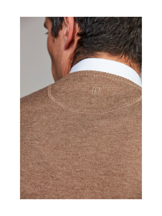 HANSEN&JACOB - Kudum Crew Neck E-Patch - DARK BEIGE 62 | Stockmann - photo 5
