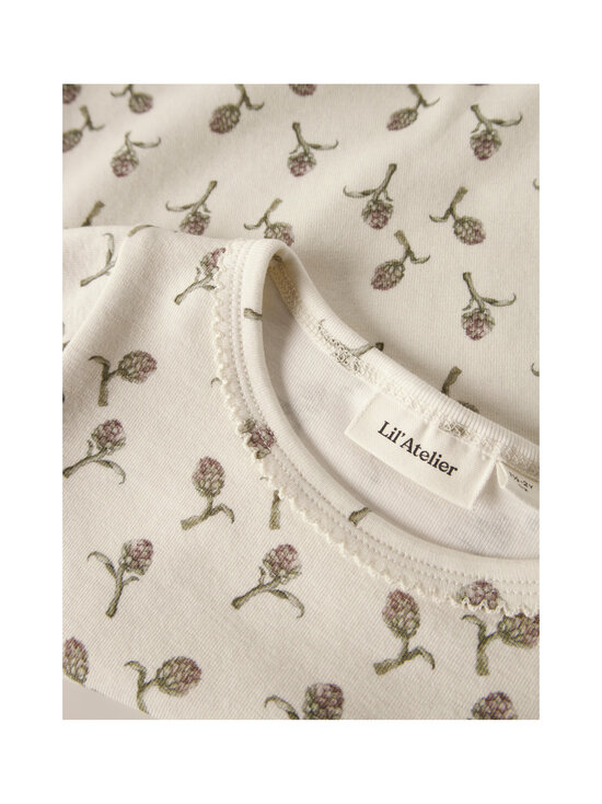 Lil' Atelier - Trikoosärk NmfGayo Sig Slim - TURTLEDOVE AOP:ARTICHOKE | Stockmann - photo 3