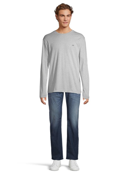 GANT - Regular shield t-paita - 93 GREY MELANGE | Stockmann - photo 2