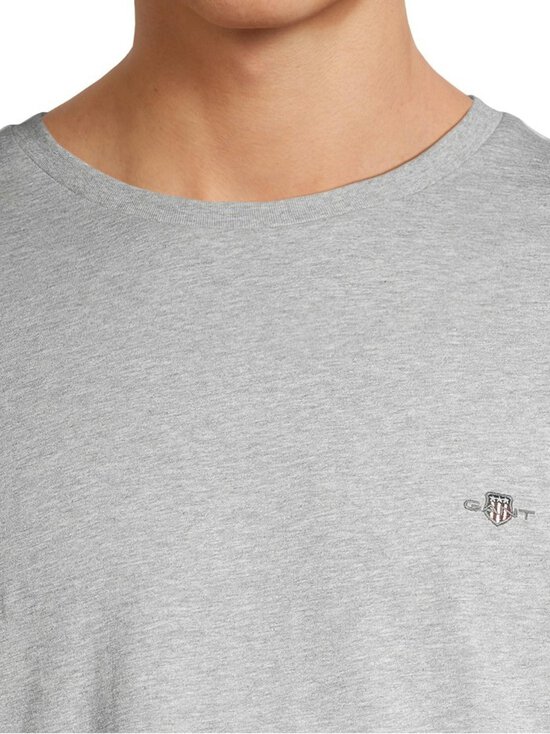 GANT - Regular shield t-paita - 93 GREY MELANGE | Stockmann - photo 4